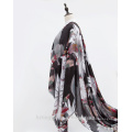 New style flower printing scarf cotton print dubai shawl wholesale